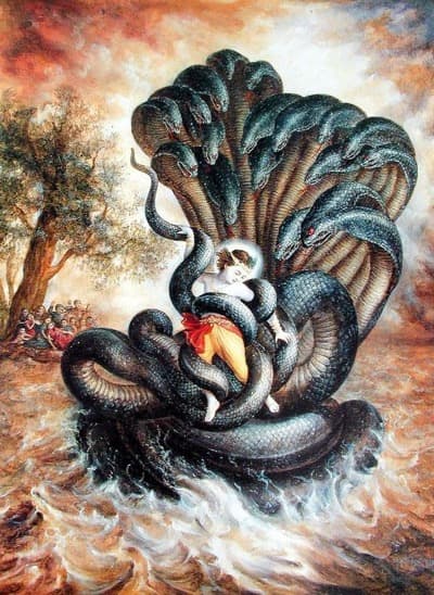 Krishna and Kaliya